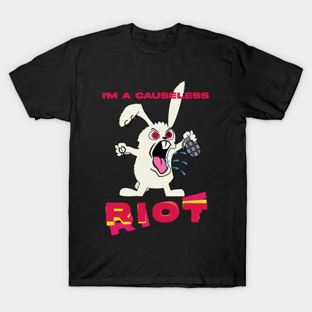 Causless Riot T-Shirt by Brash Ideas